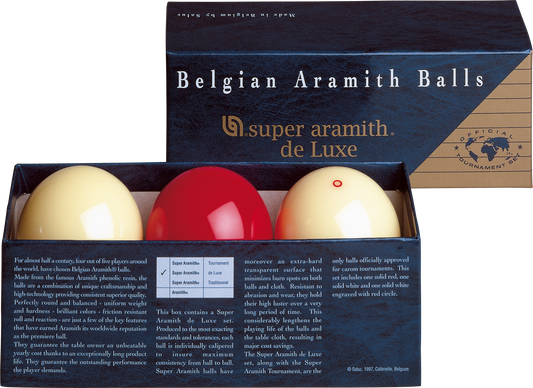 Aramith BBACDLX Super Aramith Carom Ball Set